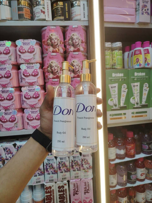 Don French Massage Oil - The luxury of French perfumes touches your skin 250ml single piece 