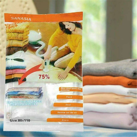 Original Vacuum Storage Bag Assorted Sizes - Save Space &amp; Store Smart!
