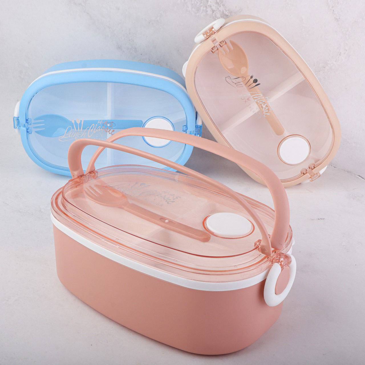 Classic "Clock" Lunch Box - Practical, safe, and airtight!