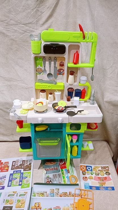 Giant Kids Kitchen - Height 101 cm - Pink and Green 
