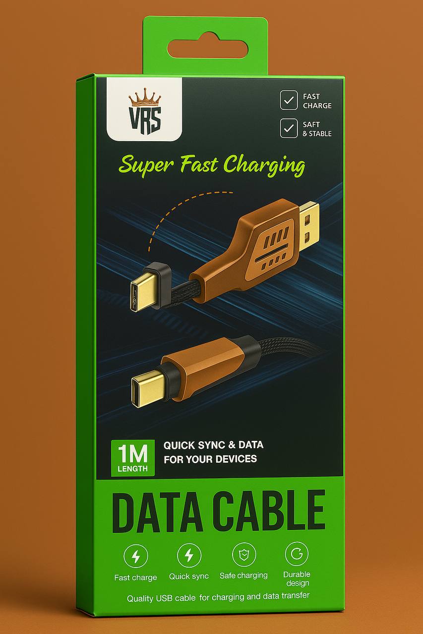 وصلة شاحن 4*1 USB-C بطول 1 متر (3.3 قدم) - شحن سريع 4 في 1 PD حتى 65 وات