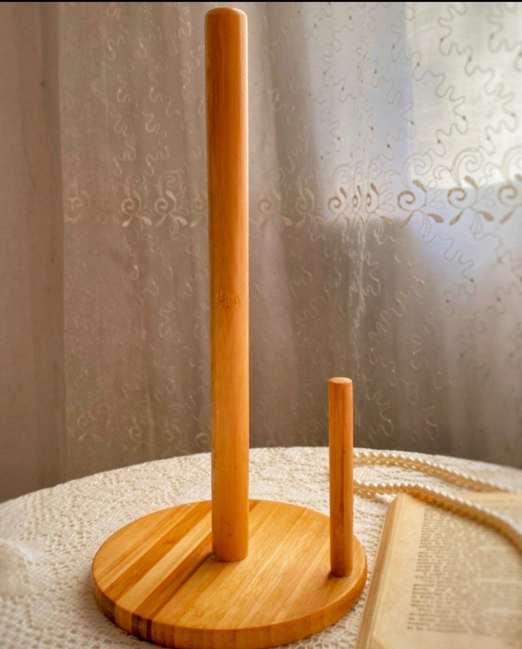 Bamboo Wood Tissue Holder - Imported Design Inspired by IKEA
