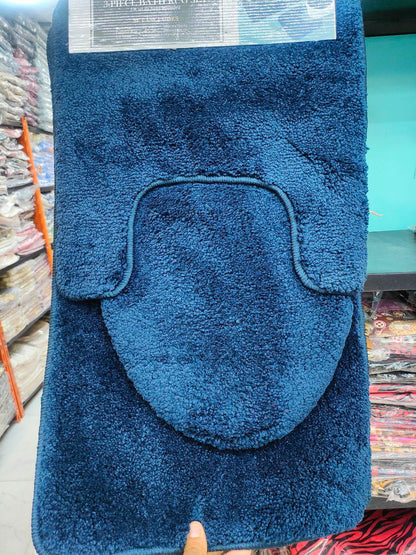 Imported 3-piece bathroom set - soft, non-slip shag | Luxury and comfort in every detail!