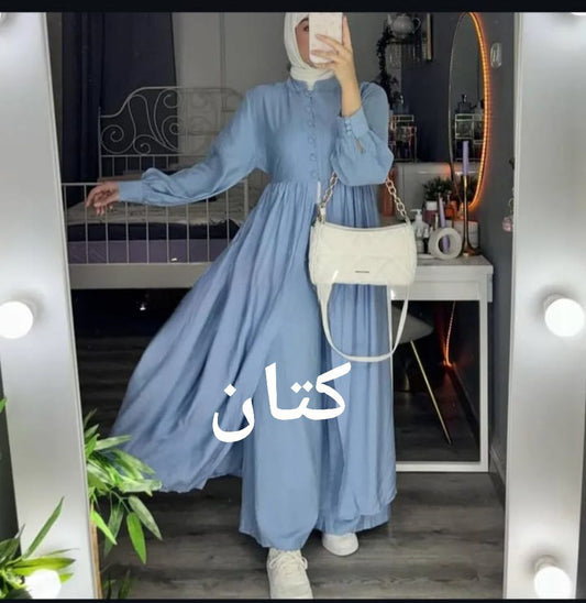 جامبسوت نسائي من الكتان – أناقة طبيعية بلمسة ناعمة One Size