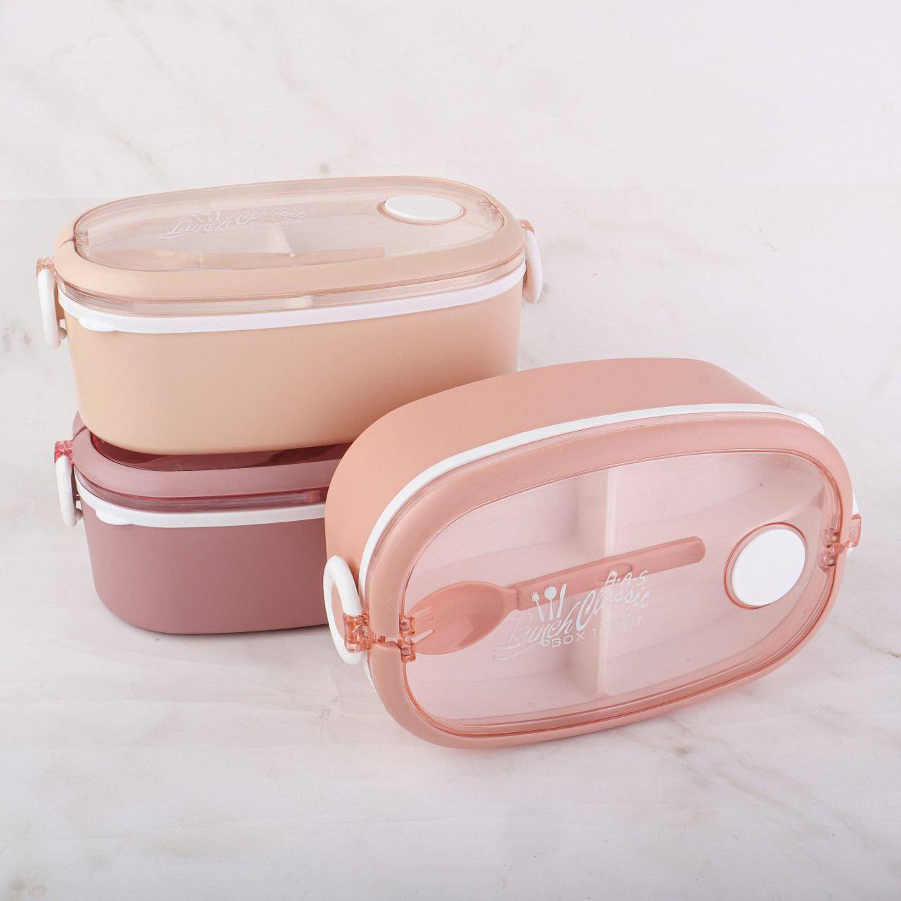 Classic "Clock" Lunch Box - Practical, safe, and airtight!