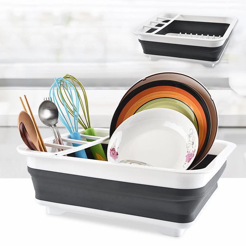 Practical and foldable silicone kitchen utensil holder - high quality to organize your kitchen smartly! 