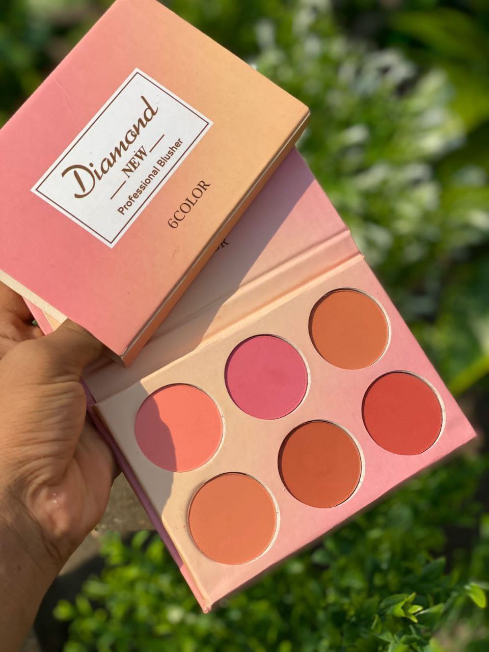 Diamond Beauty Blusher Palette 6 Colors 
