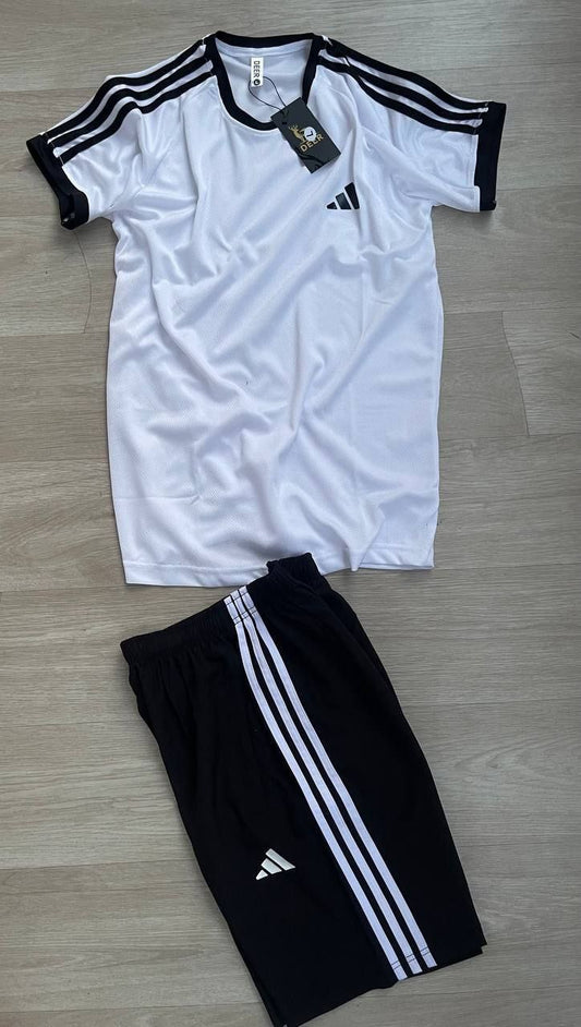 Adidas tracksuit with Rosetta T-shirt and soft shorts - excellent quality - sizes L - 3XL