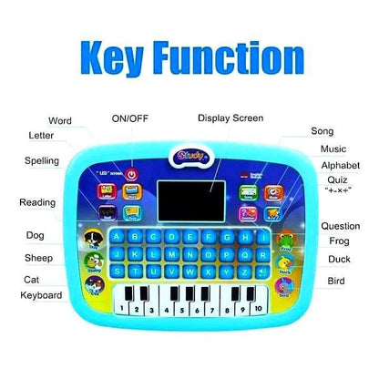 Talking Educational Lab for Kids with LED Screen for Learning Alphabet, Numbers, Words, Music, Math and Early Development; Interactive Electronic Toy for Boys.
