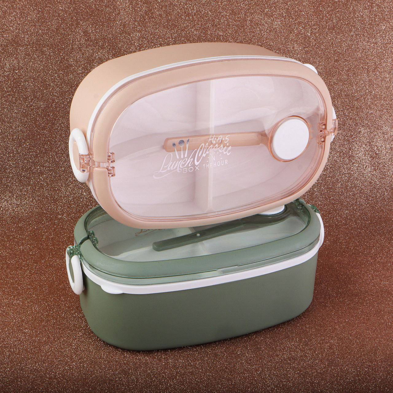 Classic "Clock" Lunch Box - Practical, safe, and airtight!