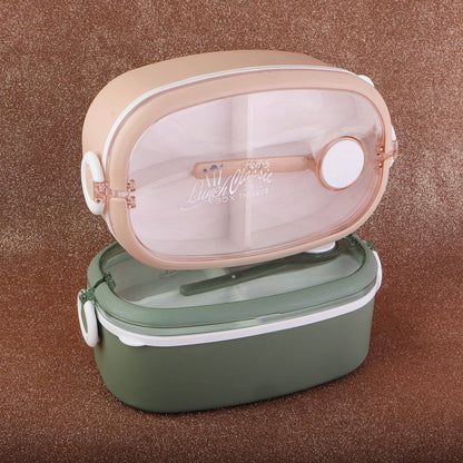 Classic "Clock" Lunch Box - Practical, safe, and airtight!