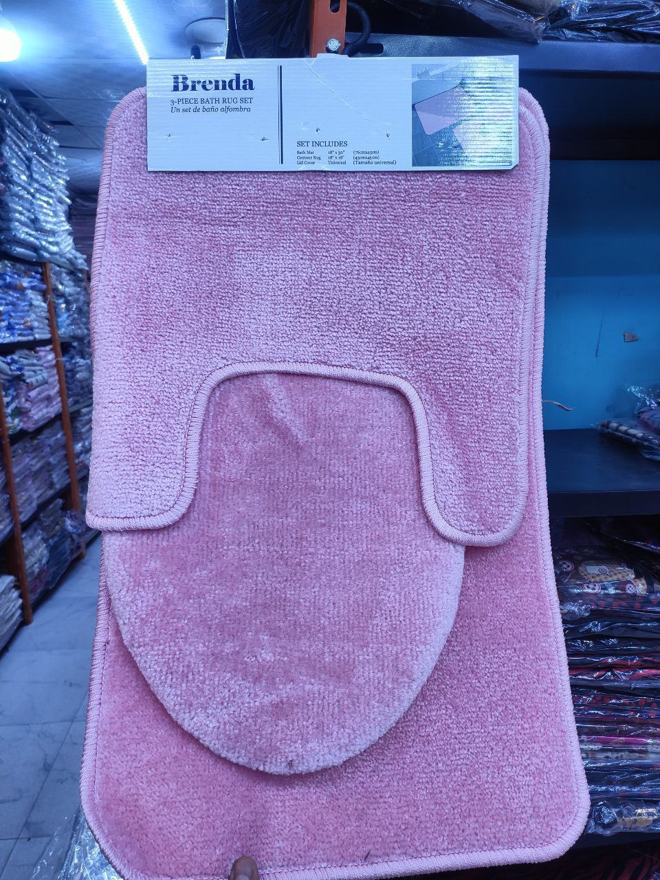 Imported 3-piece bathroom set - soft, non-slip shag | Luxury and comfort in every detail!
