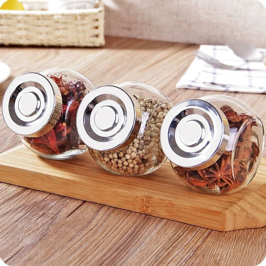 Super Luxe Clear Jar Set - 3 Pieces with Original Sealing Quality 