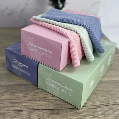 Kitchen Towel Tissue Box - 20 Washable and Reusable Towels 