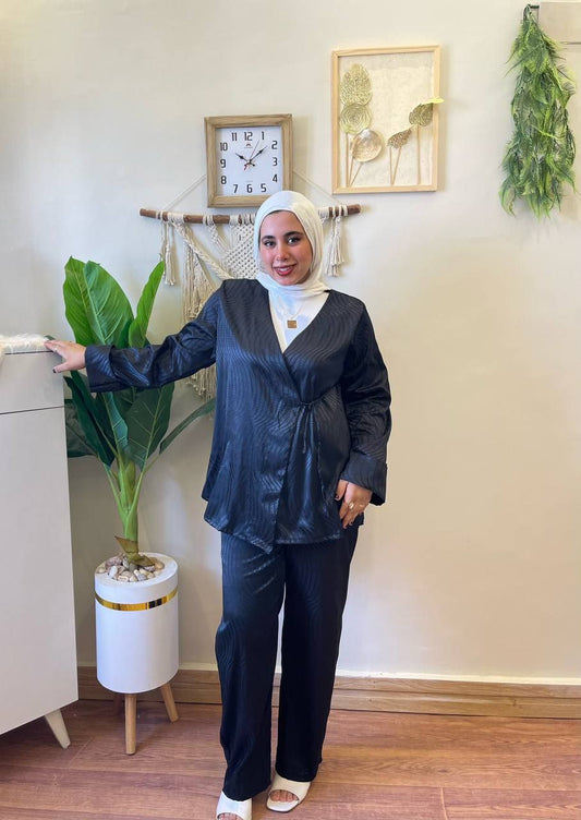 Two-piece wrap suit - One Size from 55 to 85 kg