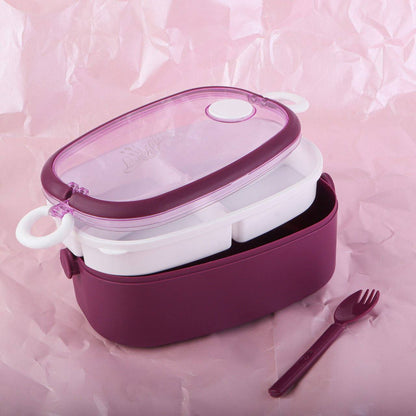 Classic "Clock" Lunch Box - Practical, safe, and airtight!