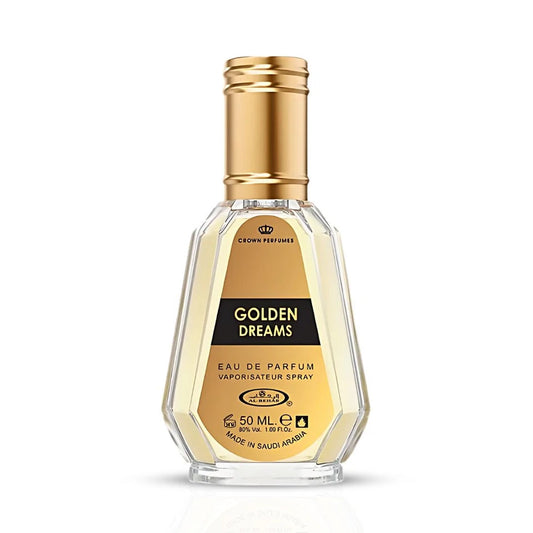 عطر جولدن دريمز  - من شركة الرحاب - أو دي بارفان سبراى -حريمي- 50 مل