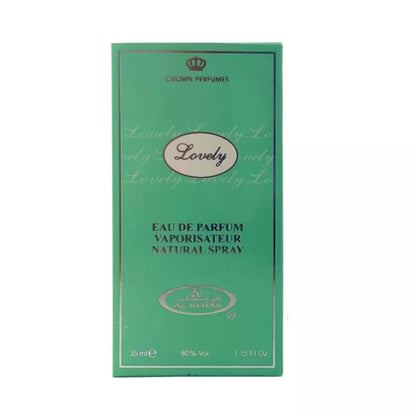 عطر لوفلي - من شركة الرحاب - أو دي بارفان سبراي - للجنسين - 35 مل