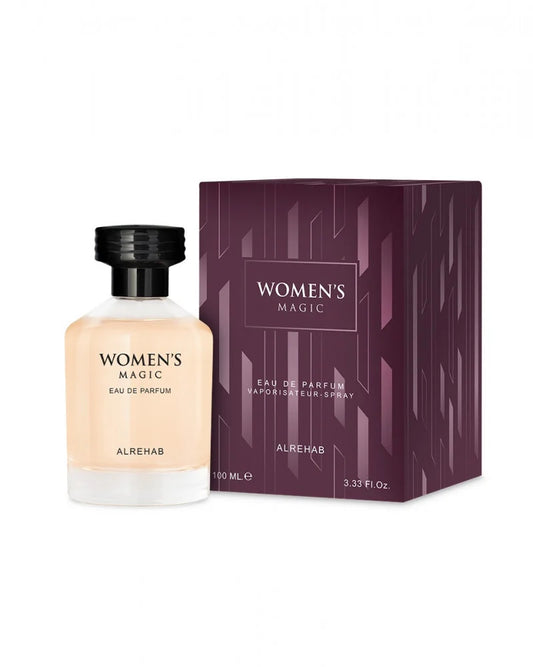 عطر ومنز ماجيك - من شركة الرحاب -  أو دي بارفان - للنساء - 100 مل